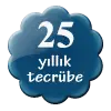 25 yıl tecrübe